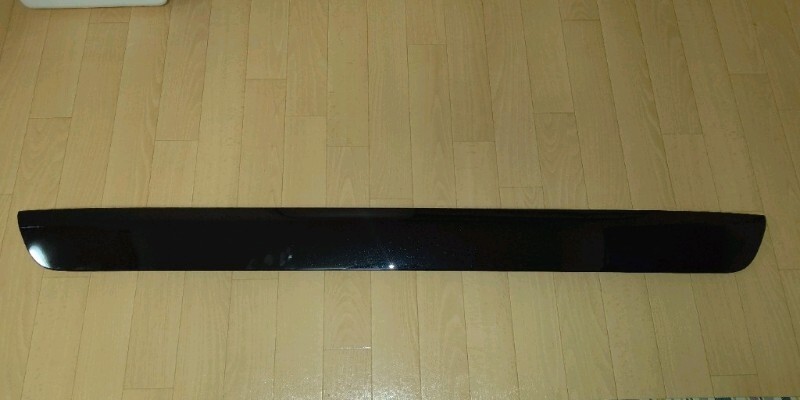 ■新品■トヨタ 純正 RAV4 50系 バックドア ロア ガーニッシュ リア カバー パネル アウトサイド PHV 艶ありブラック拍卖