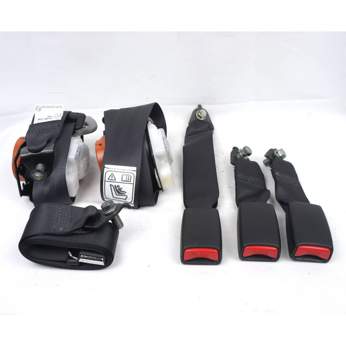 2列目セット シートベルト/キャッチ RT4 クロスロード外し リア ストライカー 受け口 参考 81470-SYP-J01ZA 81870-SYP-J01ZA他 RT3 @11766s拍卖