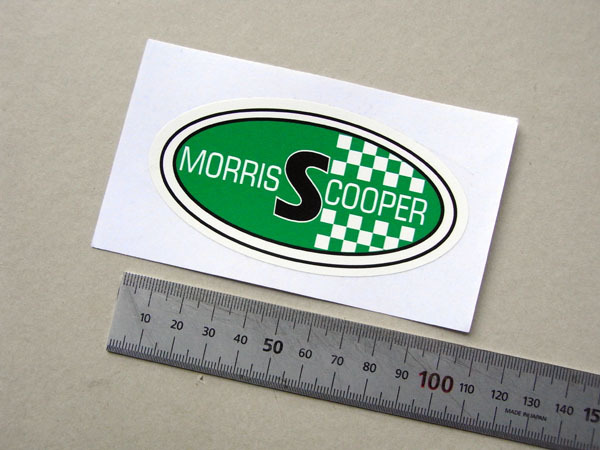 モーリス クーパー S ステッカー 緑 10.0cm 拍卖