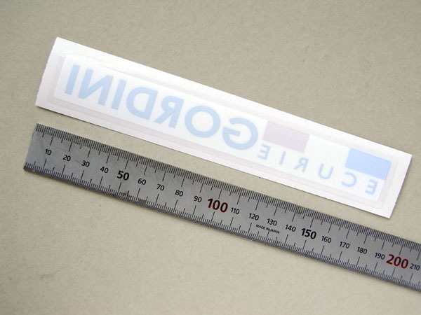 ゴルディーニ リアウィンドーステッカー 透明 内貼り ルノー R8 ゴルディーニ 拍卖