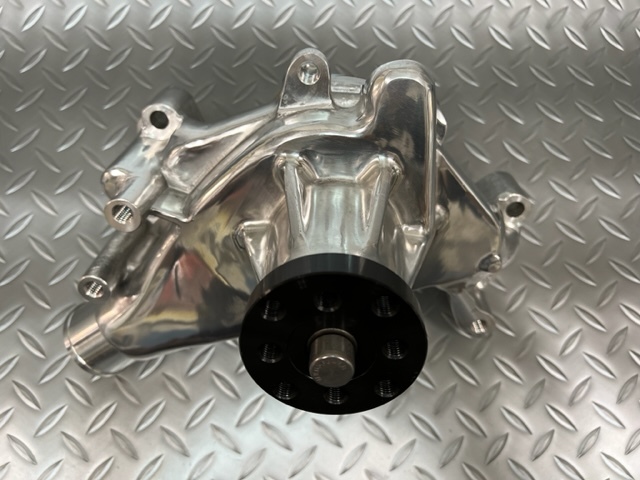 SBC アルミポリッシュ ロング ウォーターポンプ ハイボリューム★シボレー インパラ ベルエア カマロ コルベット カプリス拍卖