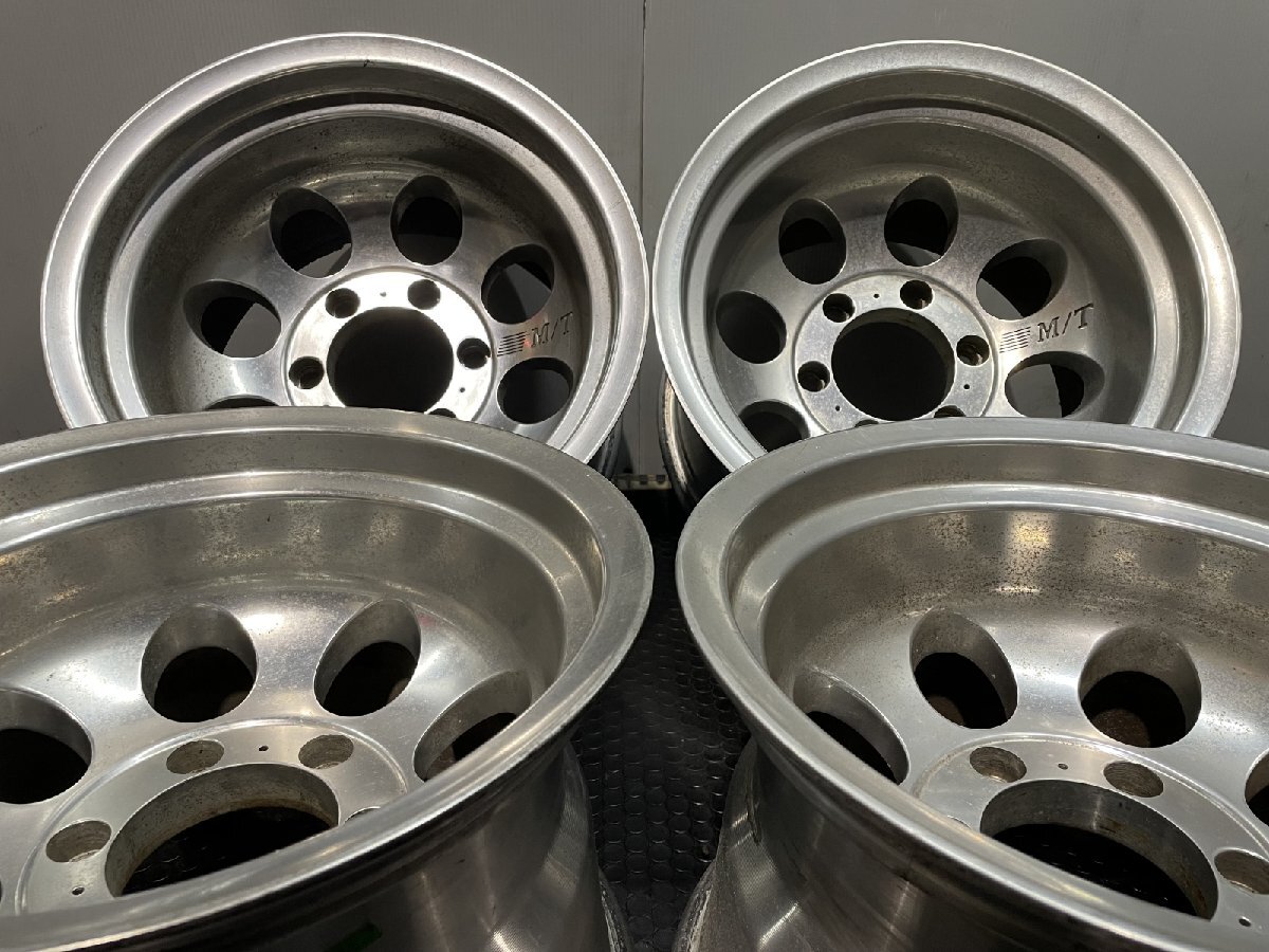 MICKEY THOMPSON M/T ミッキートンプソン 社外ホイール 15インチ 4本 10J6HPCD139.7-45 希少サイズ M14対応 ランクルプラド等 (MHZ767)拍卖