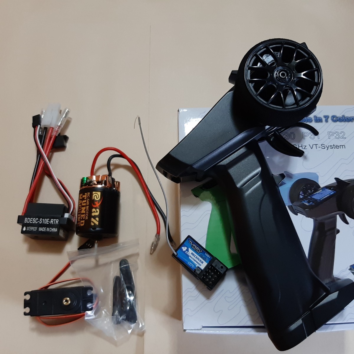 ●即決価格●送料無料●●タミヤコネクター●● メカ セット ラジコン 2.4G プロポ 受信機 アンプ サーボ モーター バギー ホビー拍卖