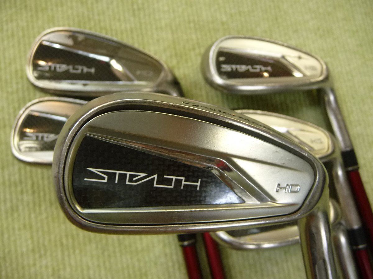 レディース☆ステルス STEALTH HD アイアン 7I~Pw.Aw.Sw 6本セット TENSEI RED TM40 (L) テーラーメイド 日本仕様 *MP@1*Q*044拍卖