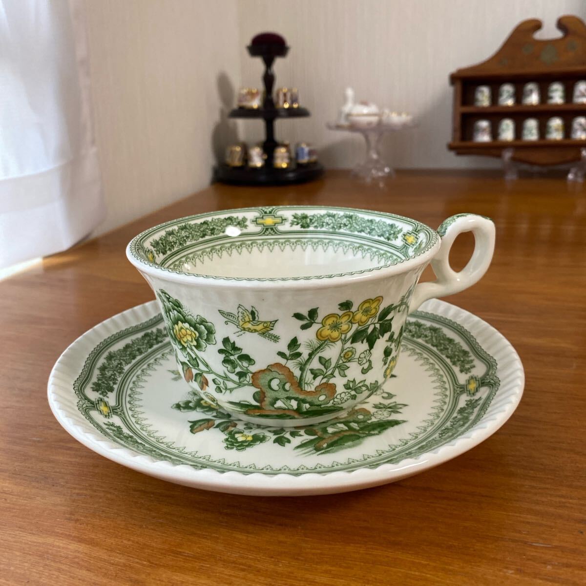 スペイン サンクラウディオ カントン モーニング カップ&ソーサー アイロンストーン 大きめ拍卖