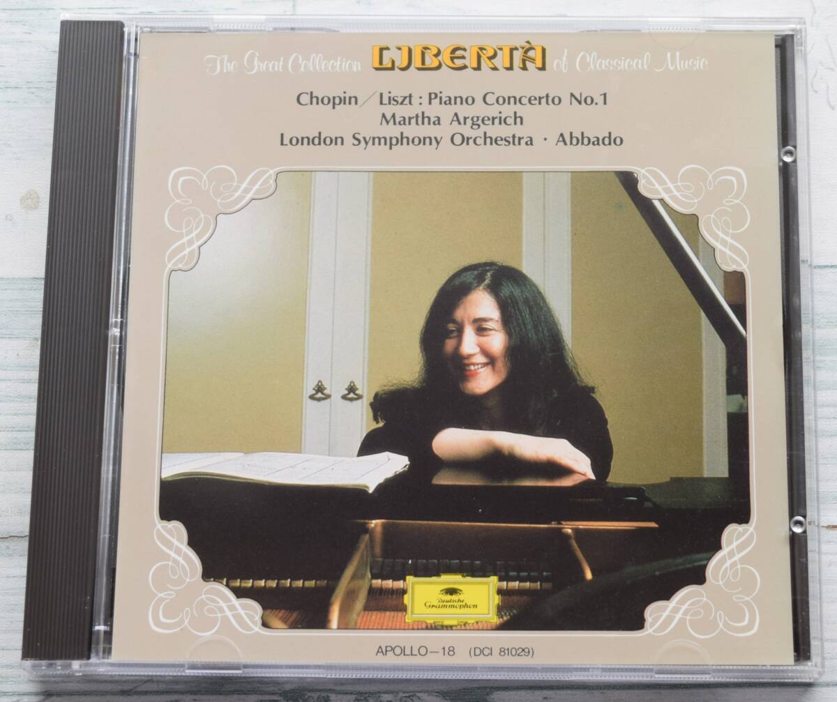 ショパン&リスト:ピアノ協奏曲第1番@マルタ・アルゲリッチ/クラウディオ・アバド&ロンドン交響楽団拍卖