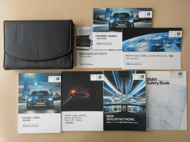 ★a9027★BMW 1シリーズ F20 1A16 iDrive 取扱説明書 2014年/クイックガイド/ケース 他★訳有★拍卖