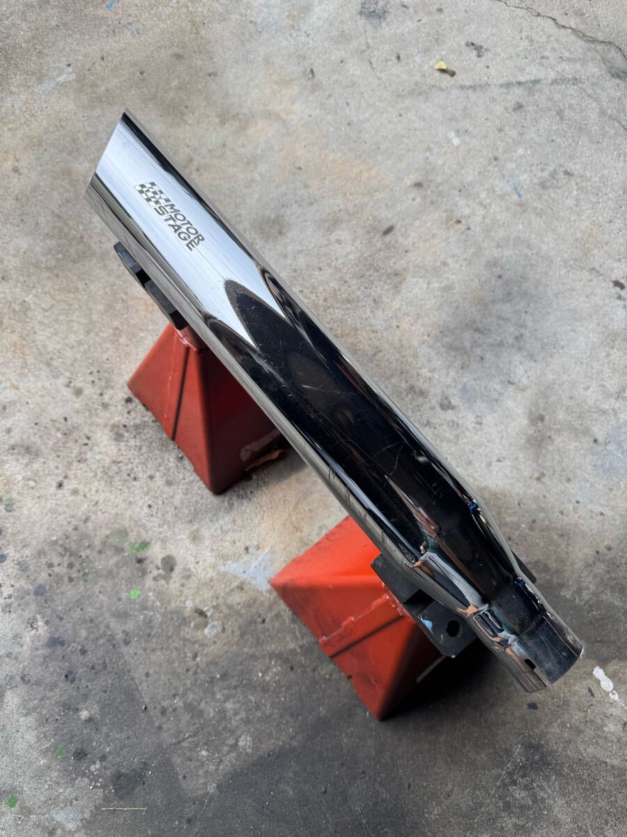 motorstageマフラーサイレンサーインナーサイレンサー付ハーレー流用ホンダカワサキヤマハ拍卖