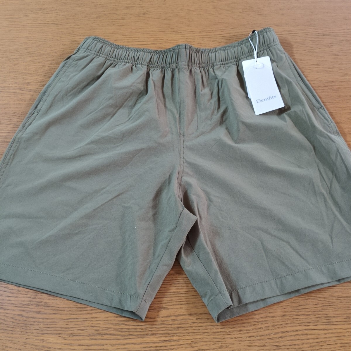 W☆新品☆Denifits☆ハーフパンツ☆半ズボン☆サイズL☆中緑色☆男性用☆No.2537拍卖