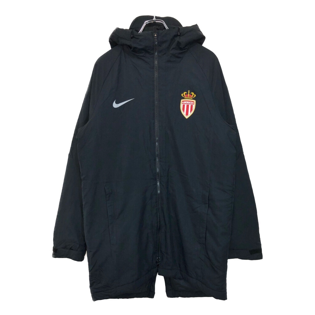 NIKE ナイキ ASモナコFC ベンチコート プロチーム サッカー ブラック(メンズ M)中古 古着 U4295拍卖