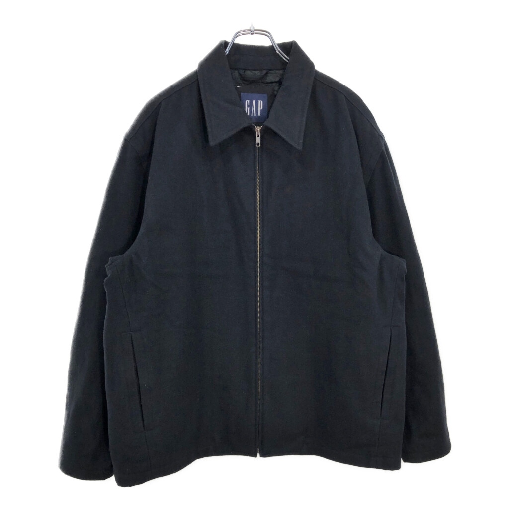 GAP ギャップ ウールジャケット ブラック(メンズ L)中古 古着 U4603拍卖