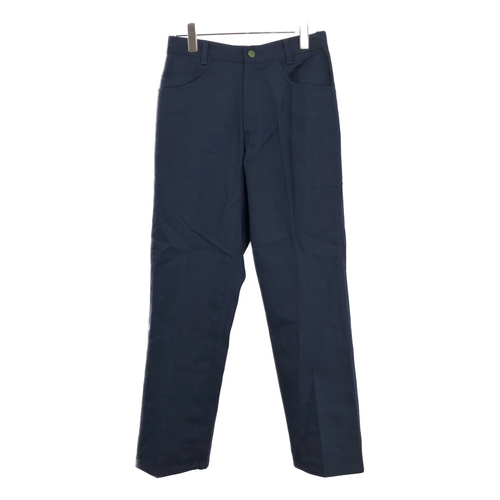 デッドストック 90年代 USA製 OSHKOSH オシュコシュ WESTERN BOOT CUT ブーツカットパンツ ネイビー(メンズ W34 L30)中古 古着 U2617拍卖