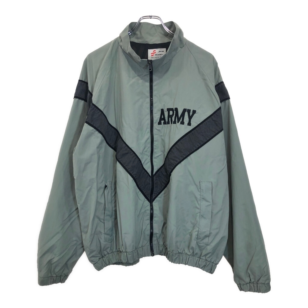 90年代 米軍実物 U.S.ARMY IPFU トレーニングジャケット ミリタリー グレー(メンズ MEDIUM REGULAR)中古 古着 U5072拍卖