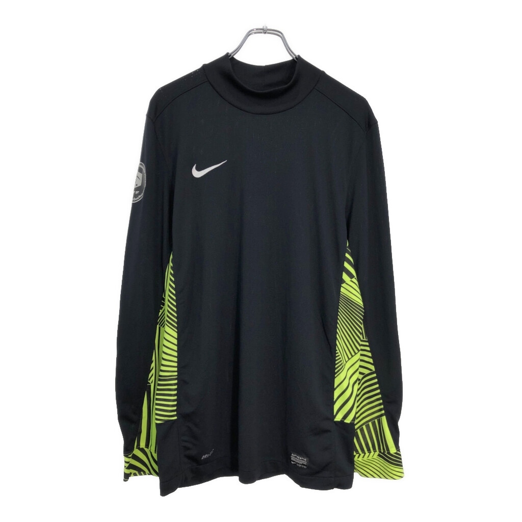NIKE ナイキ フットサル 長袖Tシャツ スポーツ ブラック(メンズ L)中古 古着 U5596拍卖