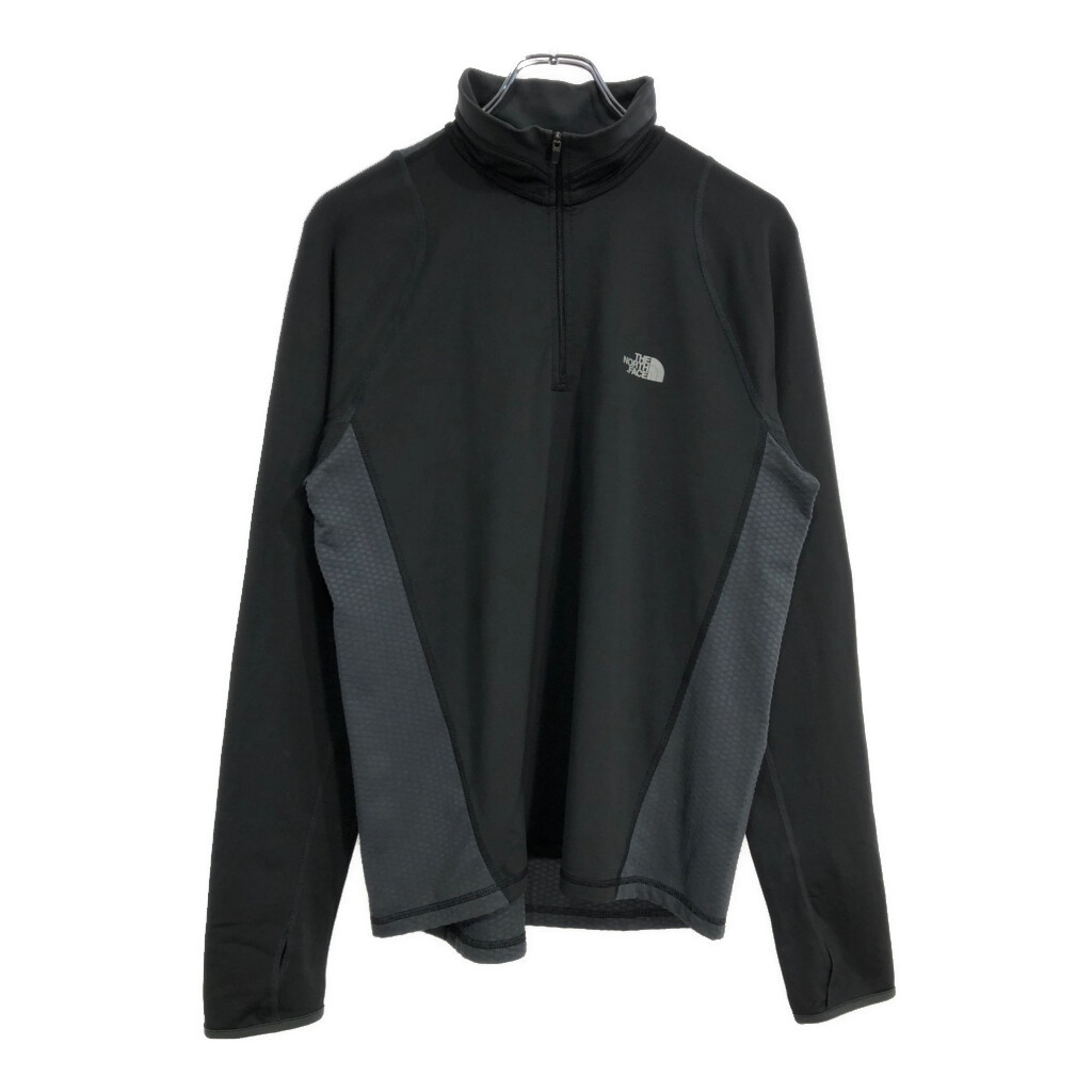 THE NORTH FACE ノースフェイス ハーフジップ プルオーバージャケット アウトドア ブラック(メンズ M)中古 古着 U5656拍卖