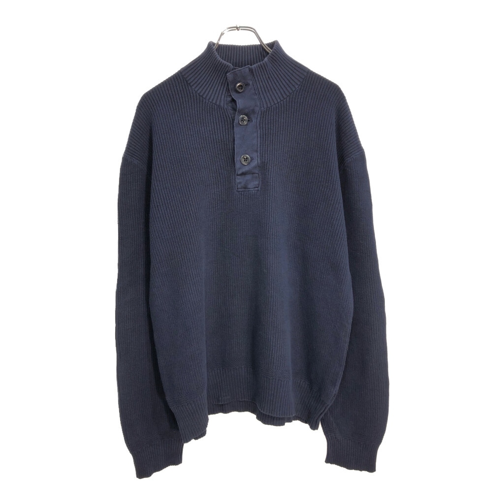 Polo by Ralph Lauren ポロ ラルフローレン コットン ニット セーター ブルー(メンズ XL)中古 古着 U5882拍卖
