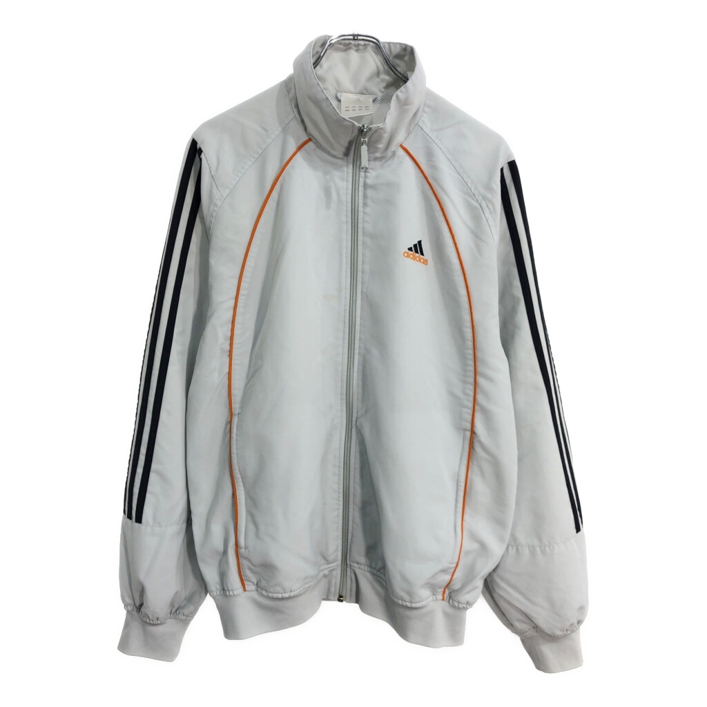 00年代 adidas アディダス トラックジャケット スポーツ ホワイト(メンズ L相当)中古 古着 U6078拍卖