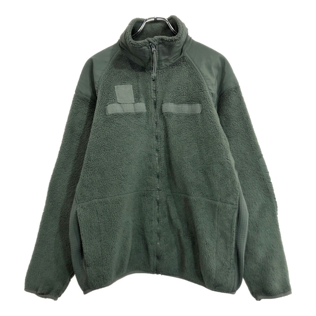 米軍実物 U.S.ARMY ECWCS GEN3 level3 フリースジャケット ミリタリー セージグリーン(メンズ LARGE LONG)中古 古着 U6421拍卖