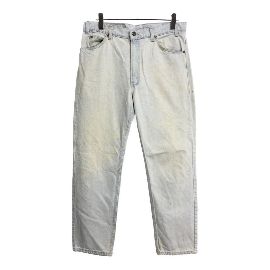 90年代 USA製 Levi's リーバイス 505 デニムパンツ オレンジタブ ライトブルー(メンズ W36 L30)中古 古着 U6526拍卖