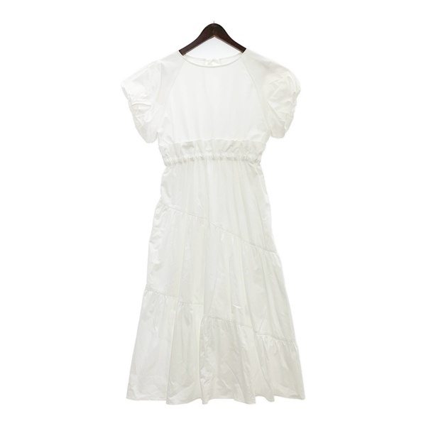 Rosy Monster ロージーモンスター ワンピース 半袖 スカート パフスリーブ フレア レディース Sサイズ ホワイト トップス IL15423■拍卖