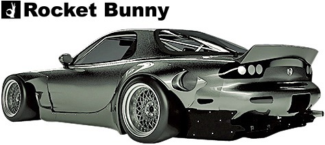 【M's】マツダ RX-7 FD3S (1991y-2002y) Rocket Bunny リアフェンダー (片側約100mmワイド) RX7 TRA京都 ロケットバニー ロケバニ エアロ拍卖