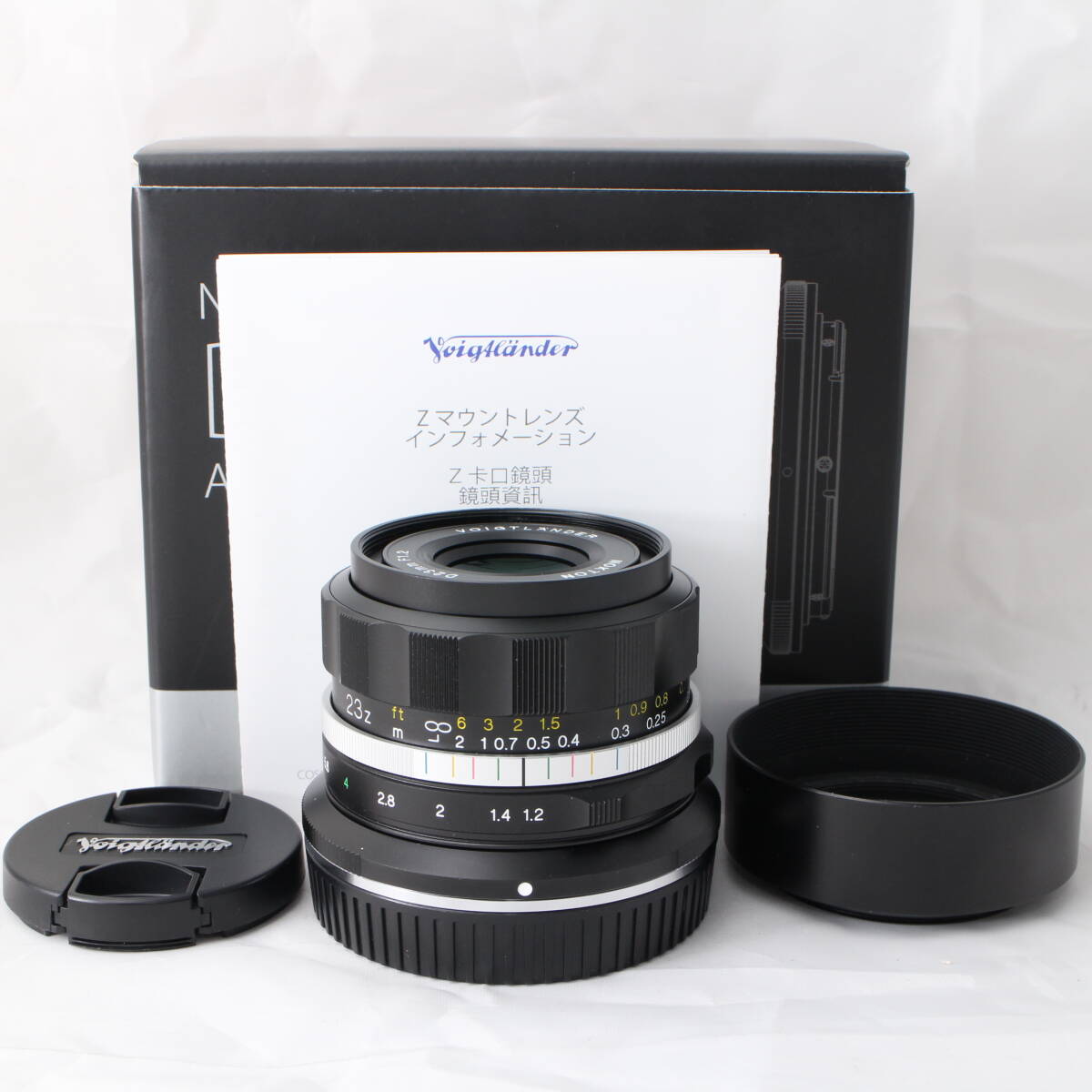 ☆美品☆ VoightLander 単焦点広角レンズ NOKTON D23mm F1.2 Aspherical ニコン Nikon Zマウント(APS-C) フォクトレンダー #3754拍卖