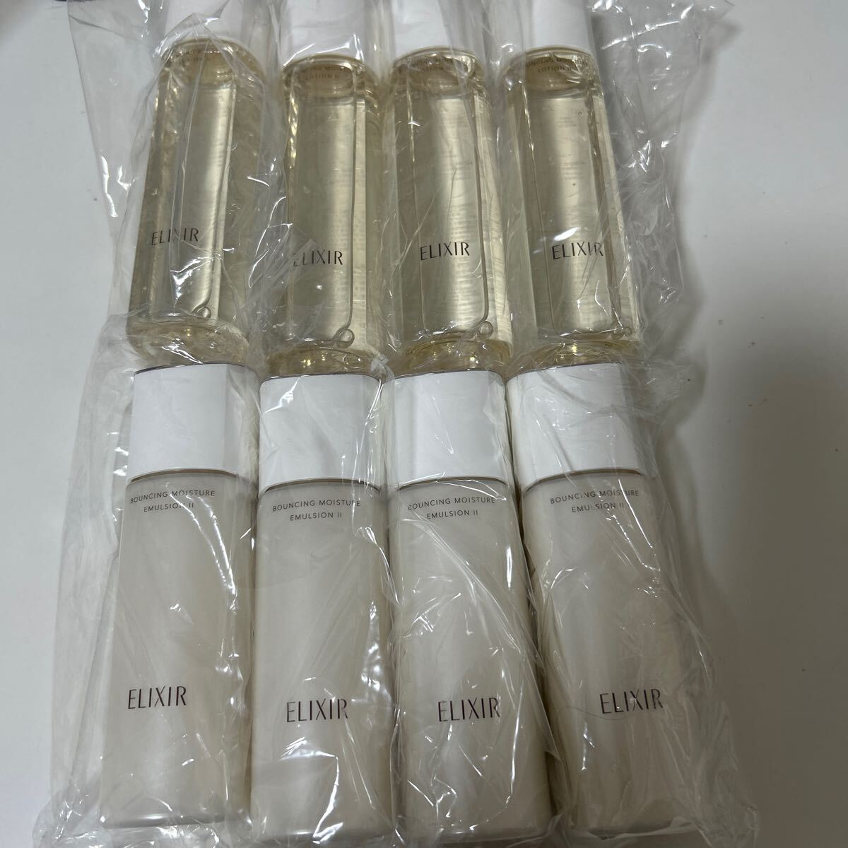 エリクシール ルフトモイスト エマルジョンSPII 乳液 130ml×4個 ローションSP II 化粧水170ml×4個拍卖