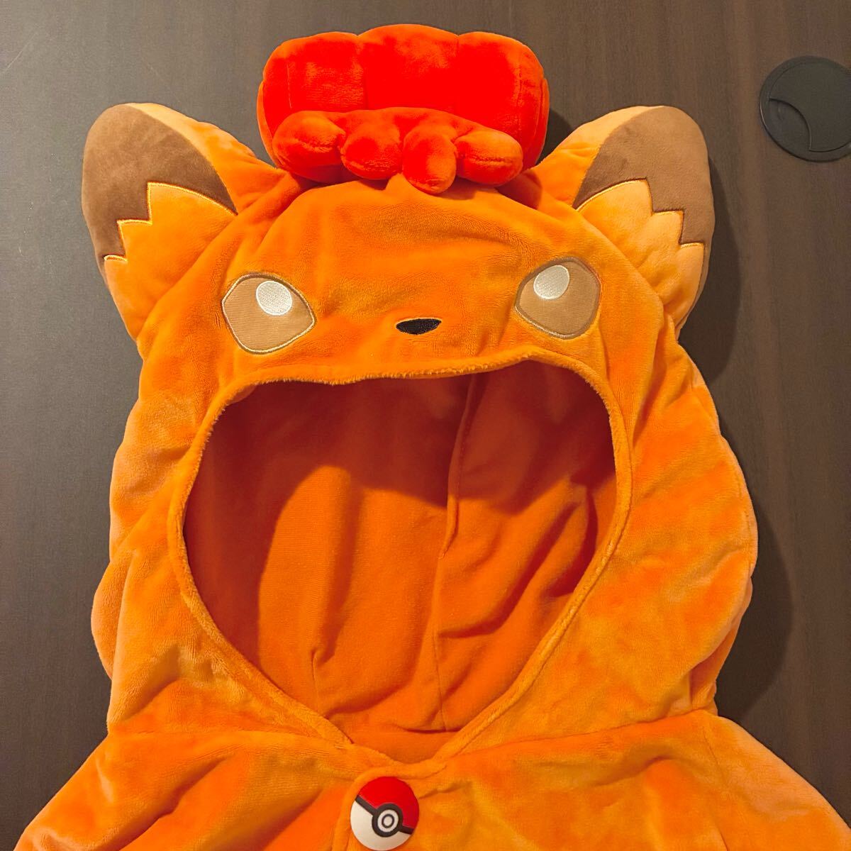 ポケモンセンター フード付きポンチョ ロコン 2017年 なりきり コスプレ拍卖