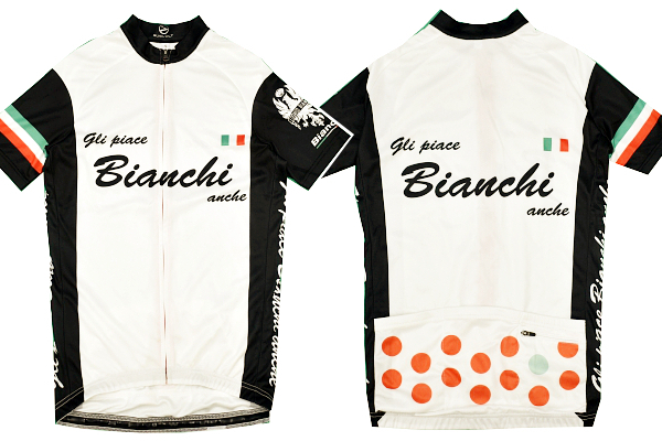 Y-8251★送料無料★SUNVOLT サンボルト Bianchi ビアンキ★ホワイト白色 フルジップアップ 半袖 サイクル ジャージ S拍卖