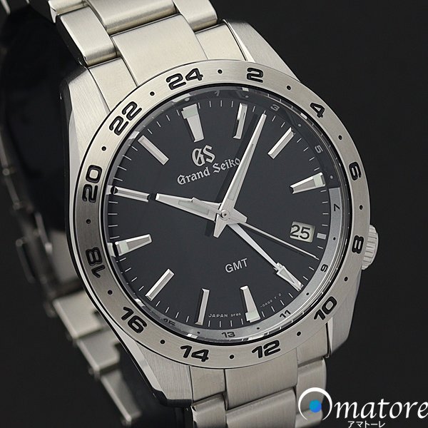 極上美品◎SEIKO セイコー GS グランドセイコー【GMT スポーツコレクション】メンズ クォーツ SBGN027 9F86-0AK0◎箱拍卖