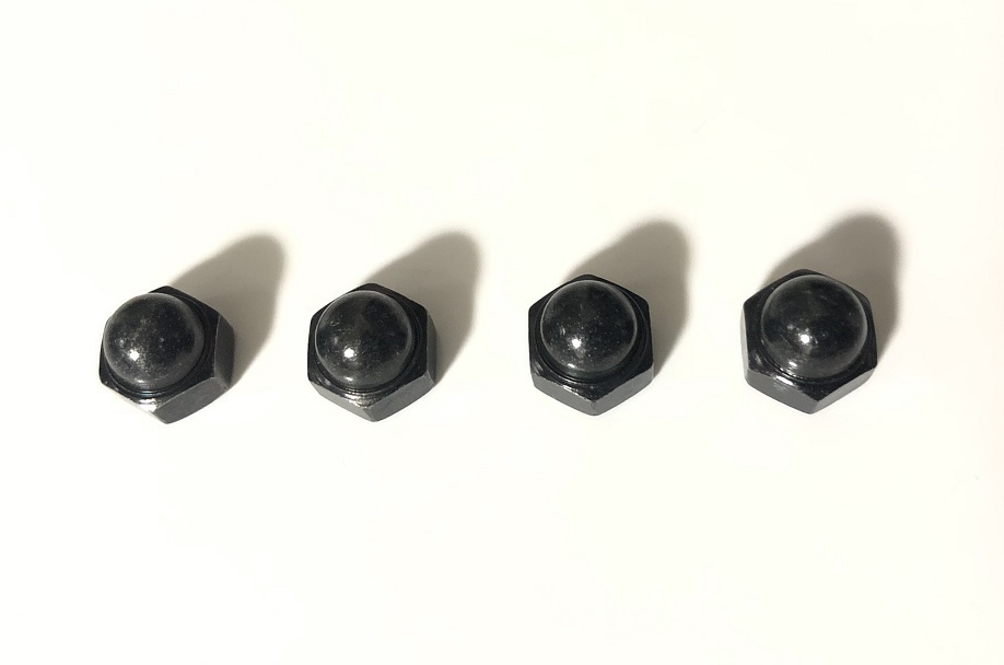 【ネコポス(速達、補償有り)送料込み】 当時物と同じ外観 RZ250 RZ350 メーター カバー ナット 4個セット 4L3 4U0 ヤマハ拍卖