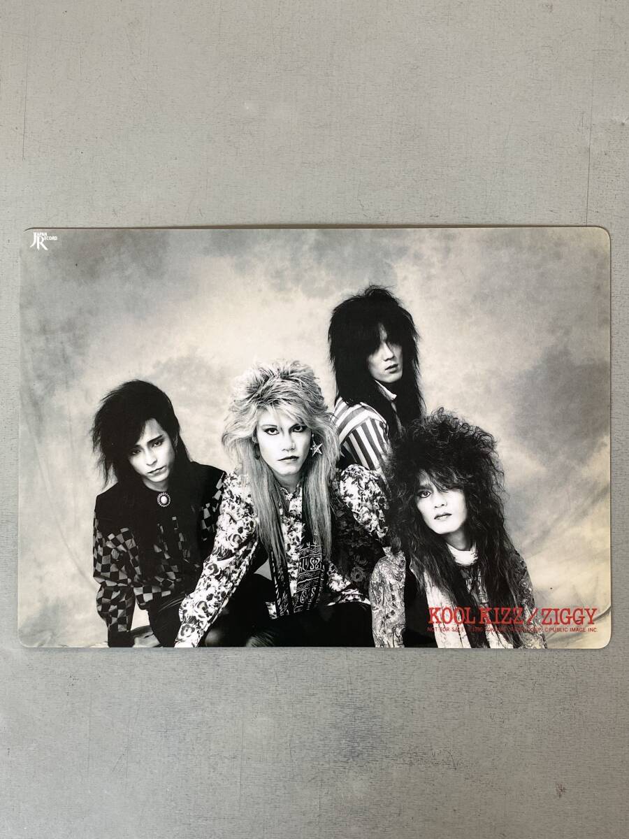 I 72 ZIGGY KOOL KISS 下敷き ジギー ロック ミュージシャン 昭和 文房具 傷あり拍卖