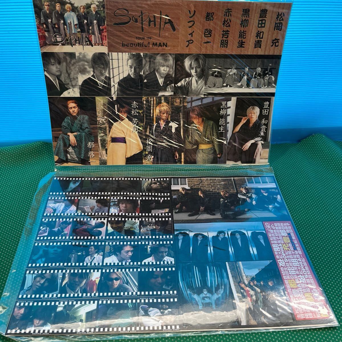 SOPHIAツアーグッズ1999年、2000年シールステッカー2枚セット/中古品拍卖