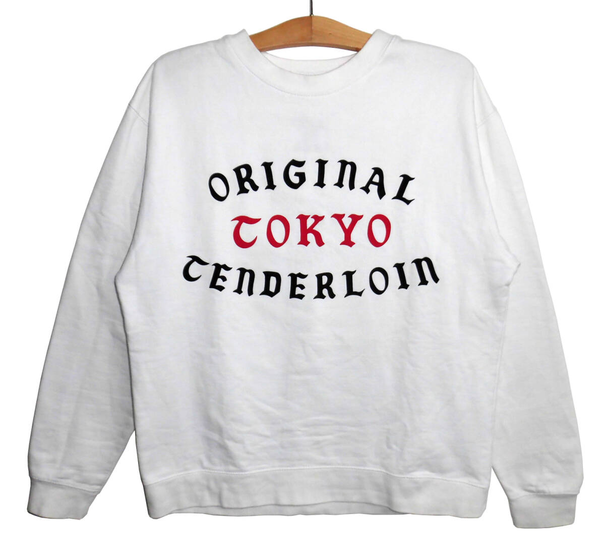 TENDERLOIN テンダーロイン クルーネック スウェット Mサイズ 白 インディペンデント拍卖