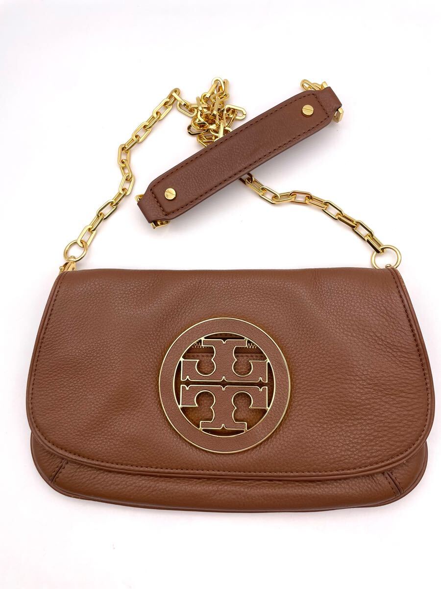 TORY BURCH トリーバーチ レザー 2WAY ショルダーバッグ アクセサリーポーチ拍卖