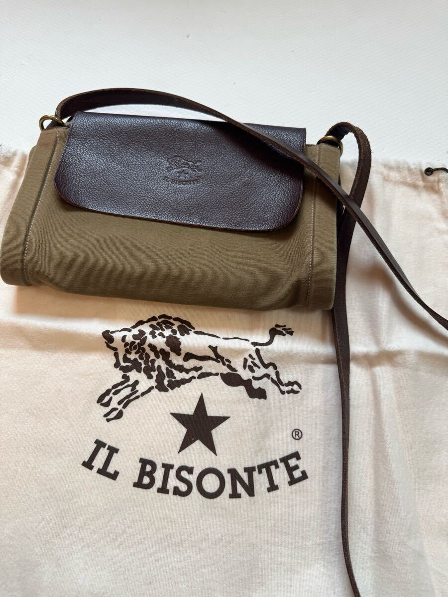 イルビゾンテ IL BISONTE レザーショルダーバッグ拍卖