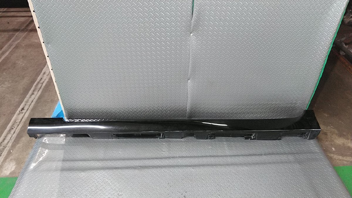 GRX135 トヨタ マークX 純正 左サイドスポイラー 75860-22130 ブラック/202 ☆個人宅発送不可☆拍卖