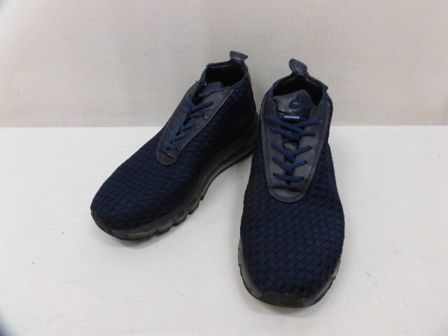 NIKE ナイキ AIR MAX WOVEN BOOT エアマックス ウーブンブーツ 921854-400 スニーカー シューズ ネイビー 紺 US9 27cm拍卖