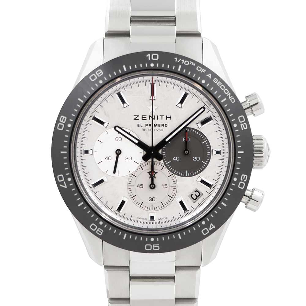 ゼニス(ZENITH)クロノマスター スポーツ 03.3120.3600/76.M3100 メテオライト文字盤〔メンズ〕〔腕時計〕【中古】拍卖