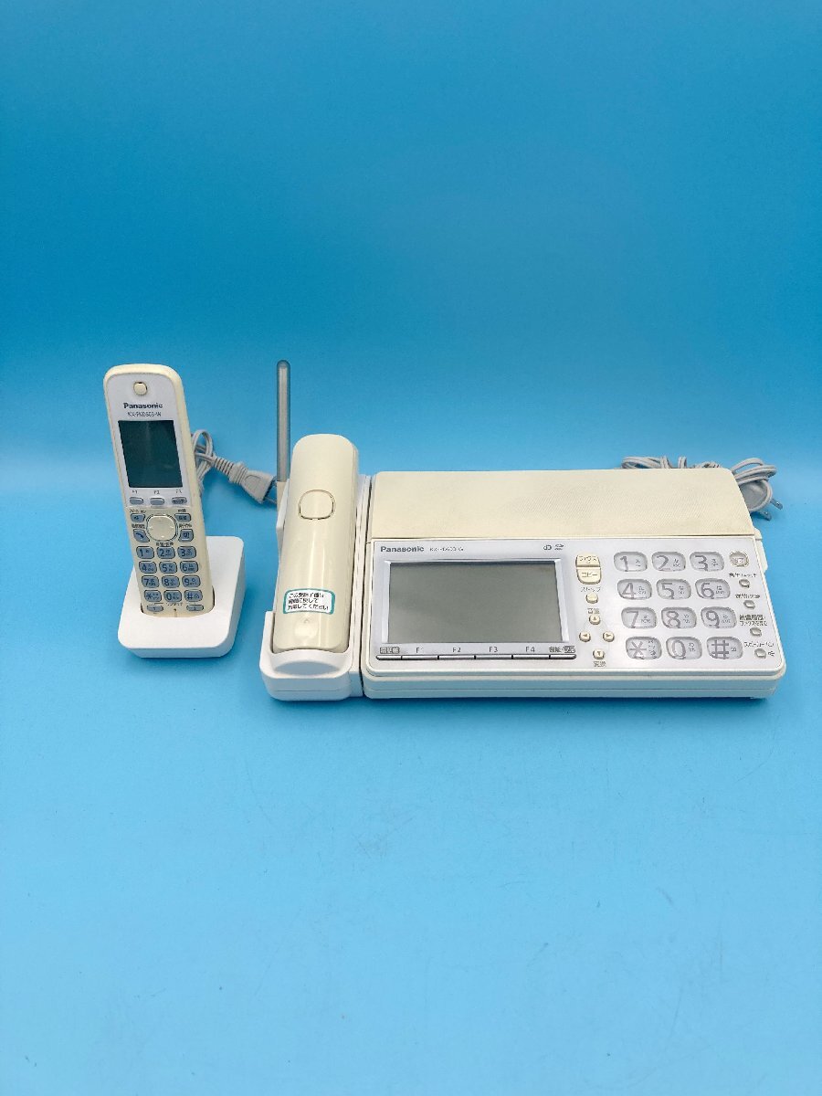 F572◎Panasonic パナソニック パーソナルファックス KX-PD603DL コードレス子機 KX-FKD503 充電台 PNLC1026 付属 【通話OK】250624拍卖