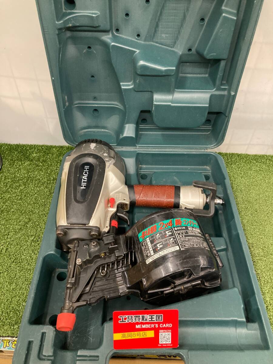 【中古品】【0926】★日立工機 90㎜常圧ロール釘打ち機 NV90AB2 IT7X1C44KTQ2拍卖
