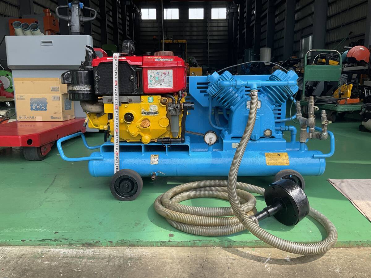 明治 エンジンコンプレッサー GE-22CY 2.2kw ディーゼル 手動 拍卖