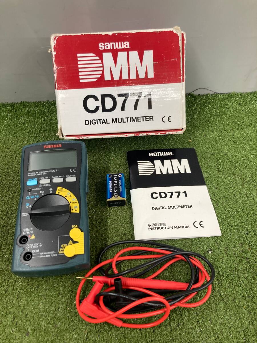 【中古品】★SANWA(サンワ) デジタルマルチメータ CD771 ITLJASP8ISDR拍卖