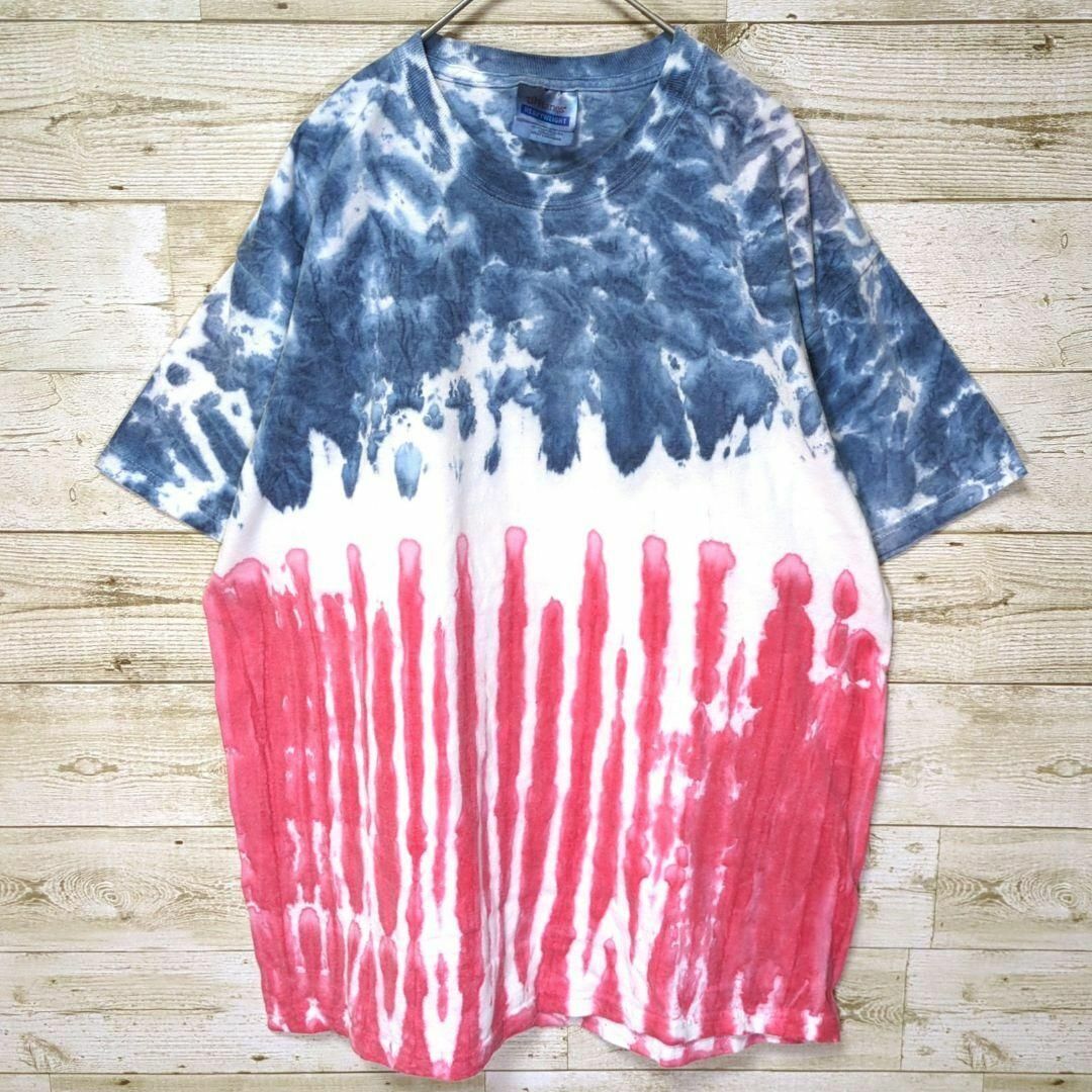 Hanes タイダイ 染めTシャツ ビンテージ USA古着 アメカジ #h1204拍卖