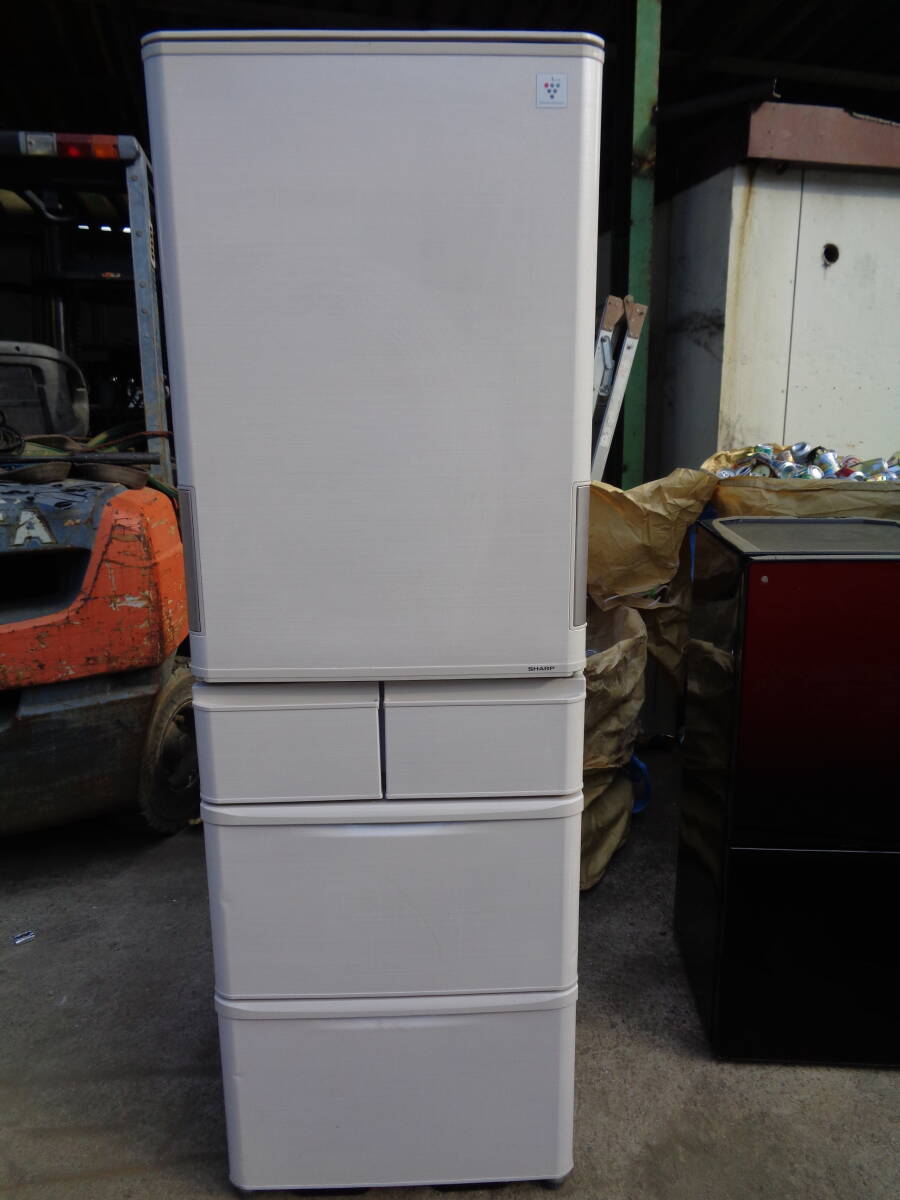 C3293 シャープ SHARP 冷凍冷蔵庫 5ドア 424L 左右開き SJ-PW42A-C 2015年製 引き取り大歓迎 奈良県生駒市北田原町拍卖