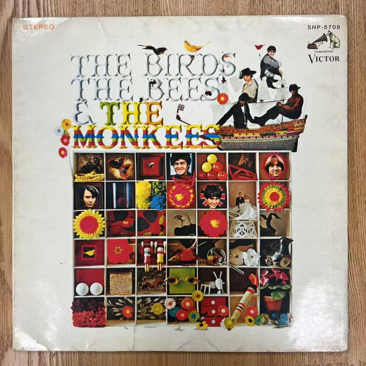 The Monkees「The Birds The Bees & The Monkees」LP(12インチ)/Victor(SHP-5708)/洋楽ロック BZ0613-03拍卖