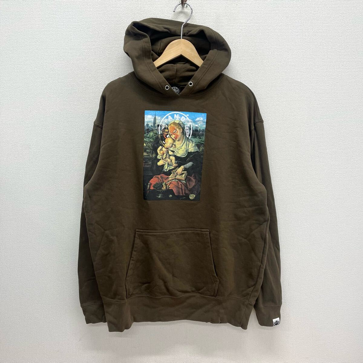 ANDSUNS アンドサンズ BAD BOY PULLOVER プルオーバー スウェット パーカー フーディー プリント マリア キリスト X 10126977拍卖