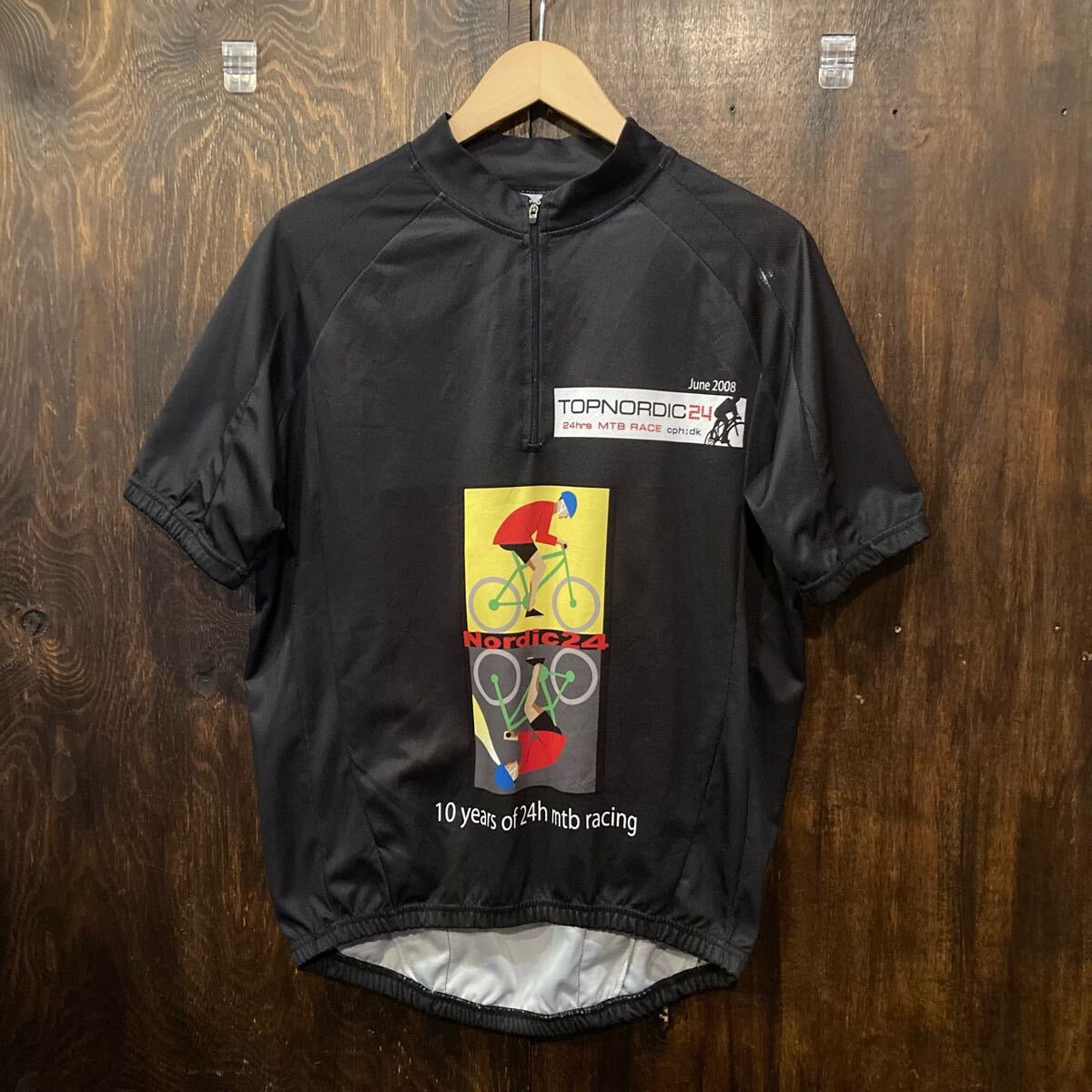 VENTOUR サイクルジャージ サイクルシャツ 黒 Lサイズ サイクリングシャツ拍卖