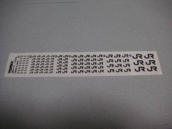 ★☆トミックス JRマークインレタ(黒) 1枚のみ拍卖