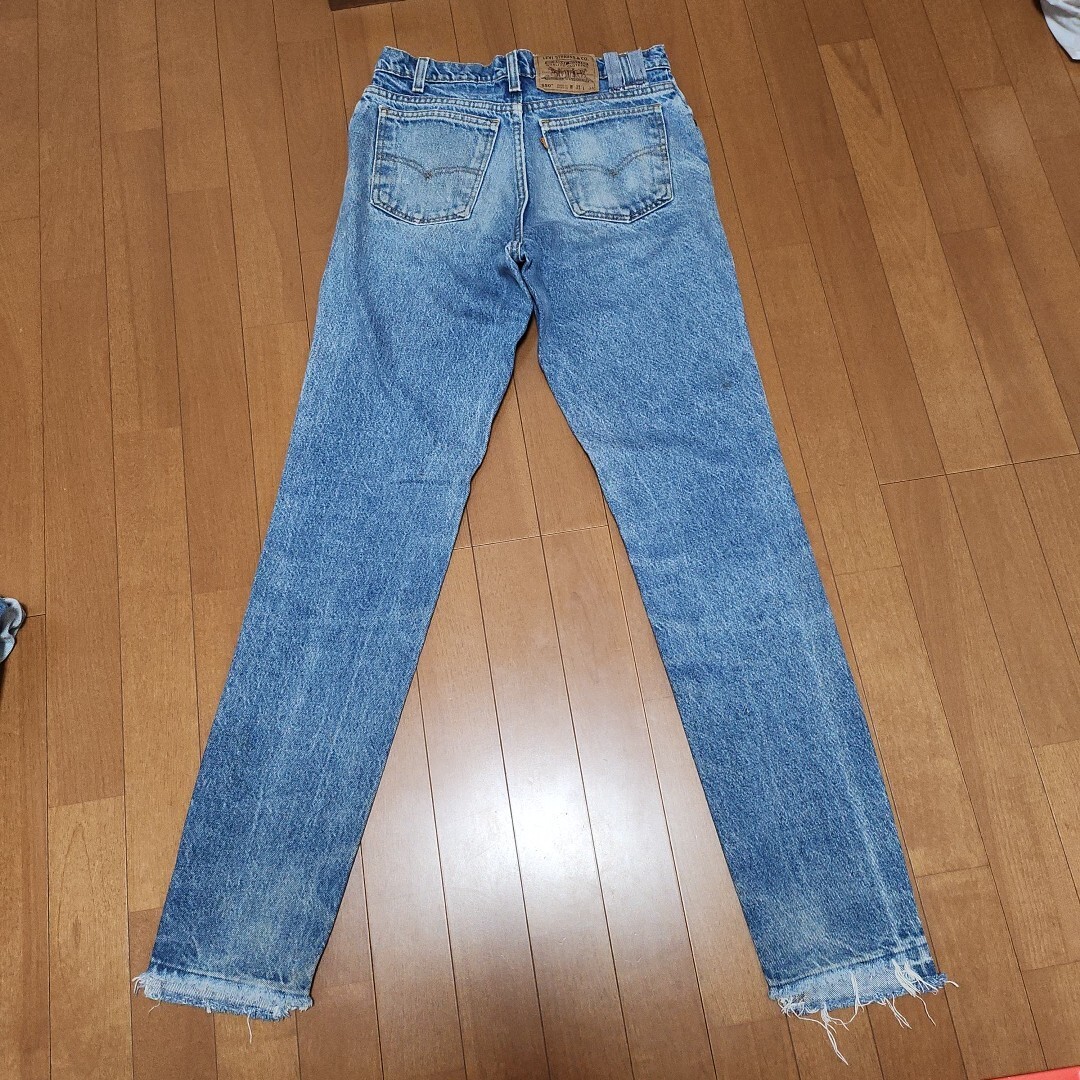 90s Levis リーバイス 550 バキーパンツ デニム ジーンズ USA製 古着 ヴィンテージ フェード抜群 拍卖